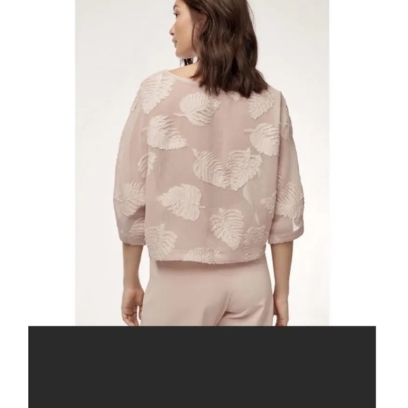 Aritzia Wilfred Blayze Crop Leaf Oak Chene - Picture 3 of 12